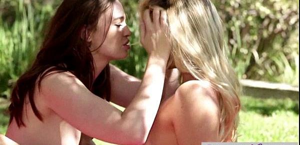  Jessie and Jodi get naked in the park